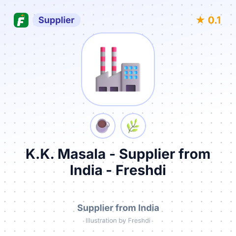 K.K. Masala  – summary card, no photo uploaded yet