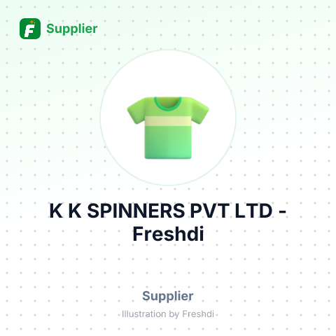 K K SPINNERS PVT LTD – summary card, no photo uploaded yet