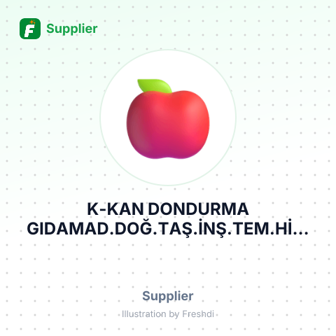 K-KAN DONDURMA GIDAMAD.DOĞ.TAŞ.İNŞ.TEM.HİZ. LTD – summary card, no photo uploaded yet
