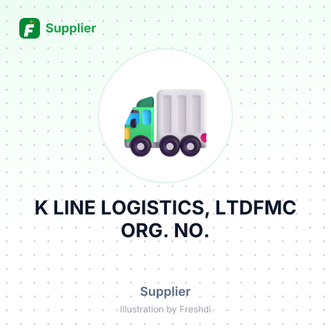 K LINE LOGISTICS, LTDFMC ORG. NO. – summary card, no photo uploaded yet