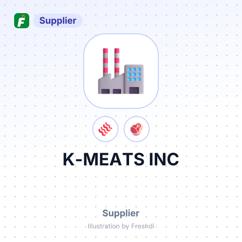 K-MEATS INC – summary card, no photo uploaded yet