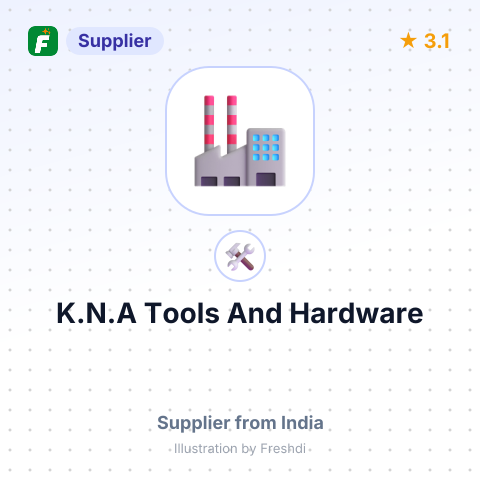 K.N.A Tools And Hardware – summary card, no photo uploaded yet