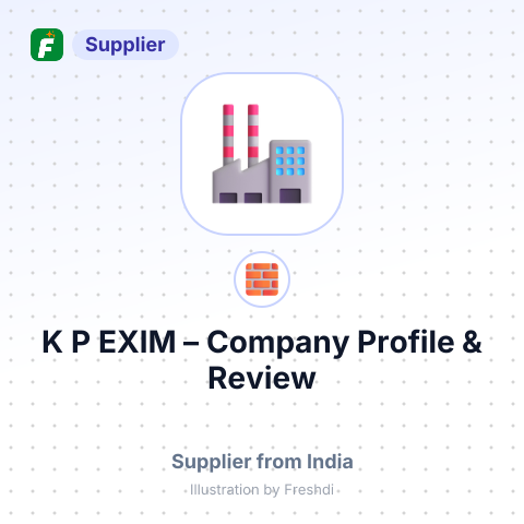 K P EXIM – summary card, no photo uploaded yet