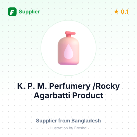 K. P. M. Perfumery /Rocky Agarbatti Product – summary card, no photo uploaded yet
