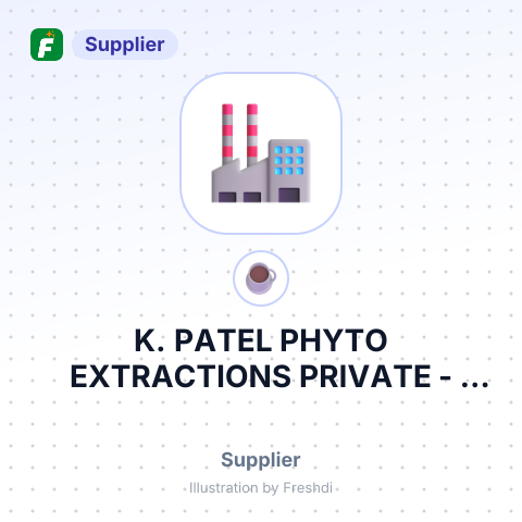 K. PATEL PHYTO EXTRACTIONS PRIVATE – summary card, no photo uploaded yet