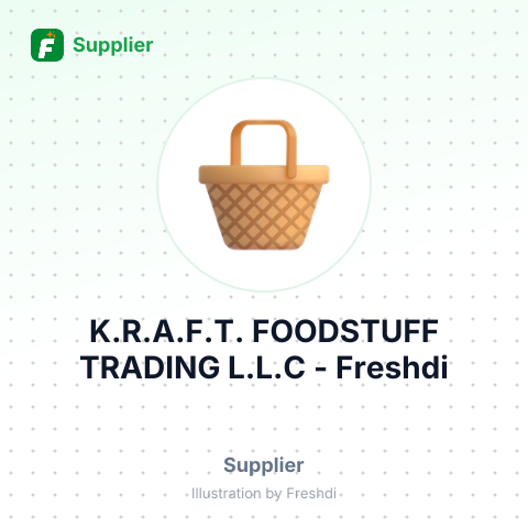 K.R.A.F.T. FOODSTUFF TRADING L.L.C – summary card, no photo uploaded yet