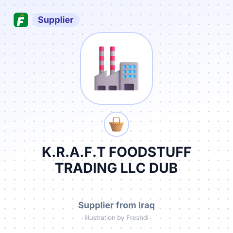 K.R.A.F.T FOODSTUFF TRADING LLC DUB – summary card, no photo uploaded yet