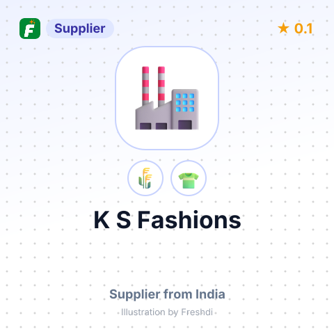 K S Fashions  – summary card, no photo uploaded yet