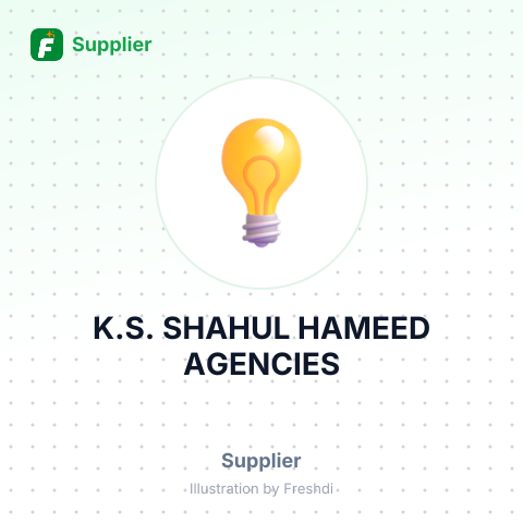 K.S. SHAHUL HAMEED AGENCIES – summary card, no photo uploaded yet