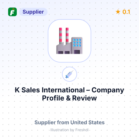 K Sales International – summary card, no photo uploaded yet