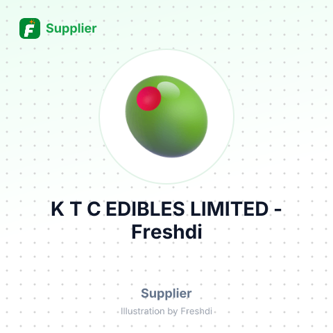 K T C EDIBLES LIMITED – summary card, no photo uploaded yet