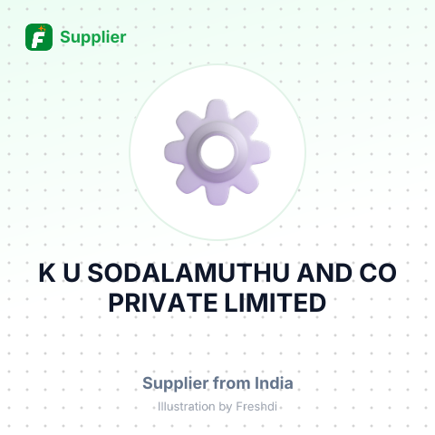 K U SODALAMUTHU AND CO PRIVATE LIMITED – summary card, no photo uploaded yet