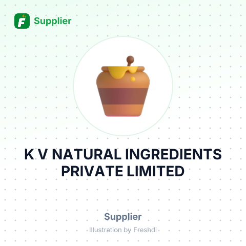 K V NATURAL INGREDIENTS PRIVATE LIMITED – summary card, no photo uploaded yet