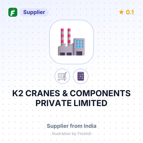 K2 CRANES & COMPONENTS PRIVATE LIMITED – summary card, no photo uploaded yet