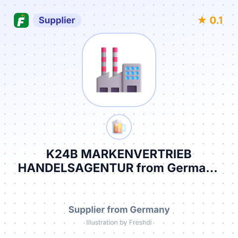 K24B MARKENVERTRIEB  HANDELSAGENTUR – summary card, no photo uploaded yet