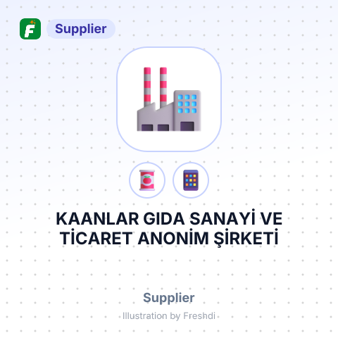 KAANLAR GIDA SANAYİ VE TİCARET ANONİM ŞİRKETİ – summary card, no photo uploaded yet