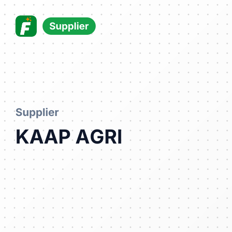 KAAP AGRI – summary card, no photo uploaded yet