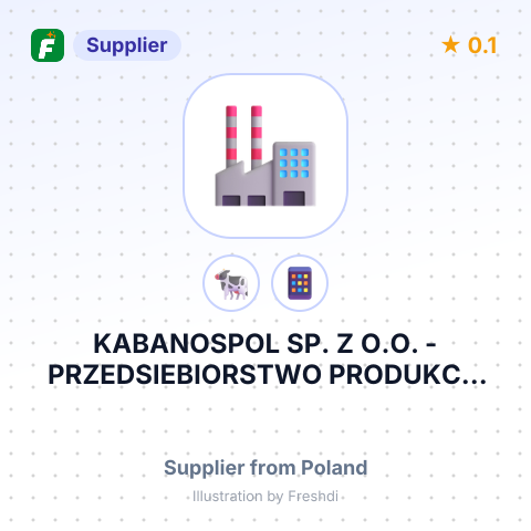 KABANOSPOL SP. Z O.O. - PRZEDSIEBIORSTWO PRODUKCJI HANDLU I USLUG – summary card, no photo uploaded yet