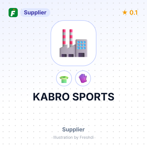KABRO SPORTS – summary card, no photo uploaded yet