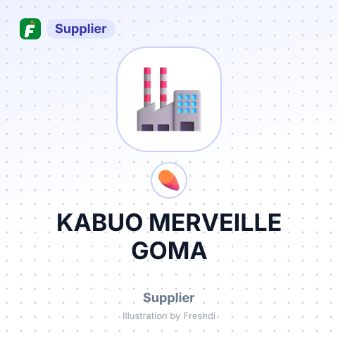 KABUO MERVEILLE GOMA – summary card, no photo uploaded yet