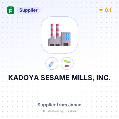 KADOYA SESAME MILLS, INC. – summary card, no photo uploaded yet