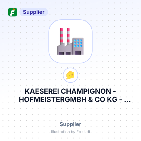 KAESEREI CHAMPIGNON - HOFMEISTERGMBH & CO KG – summary card, no photo uploaded yet