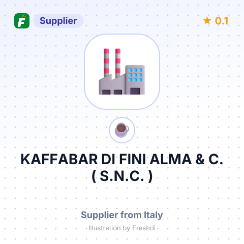 KAFFABAR DI FINI ALMA & C. ( S.N.C. ) – summary card, no photo uploaded yet