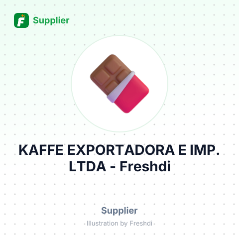 KAFFE EXPORTADORA E IMP. LTDA – summary card, no photo uploaded yet