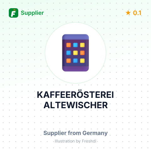 KAFFEERÖSTEREI ALTEWISCHER – summary card, no photo uploaded yet
