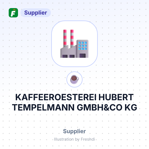 KAFFEEROESTEREI HUBERT TEMPELMANN GMBH&CO KG – summary card, no photo uploaded yet