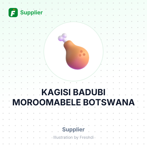 KAGISI BADUBI MOROOMABELE BOTSWANA – summary card, no photo uploaded yet