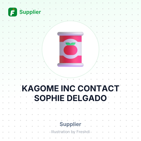 KAGOME INC CONTACT SOPHIE DELGADO – summary card, no photo uploaded yet