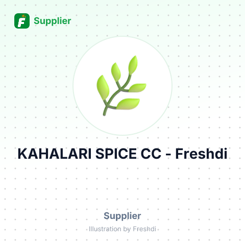 KAHALARI SPICE CC – summary card, no photo uploaded yet
