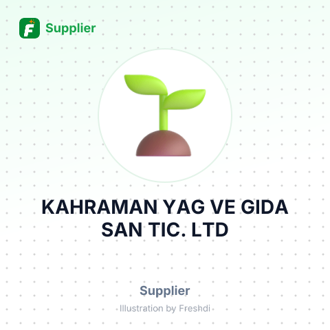 KAHRAMAN YAG VE GIDA SAN TIC. LTD – summary card, no photo uploaded yet