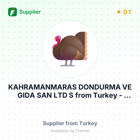 KAHRAMANMARAS DONDURMA VE GIDA SAN LTD S – summary card, no photo uploaded yet