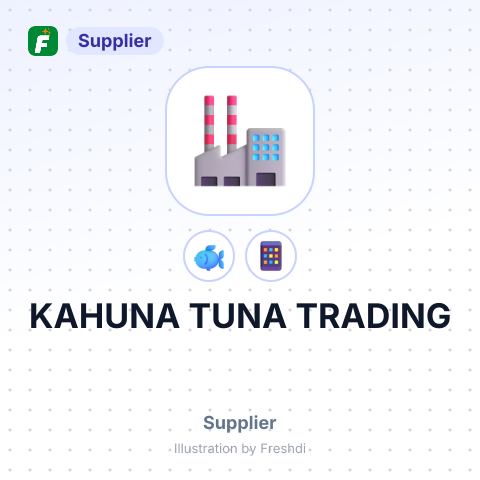 KAHUNA TUNA TRADING – summary card, no photo uploaded yet