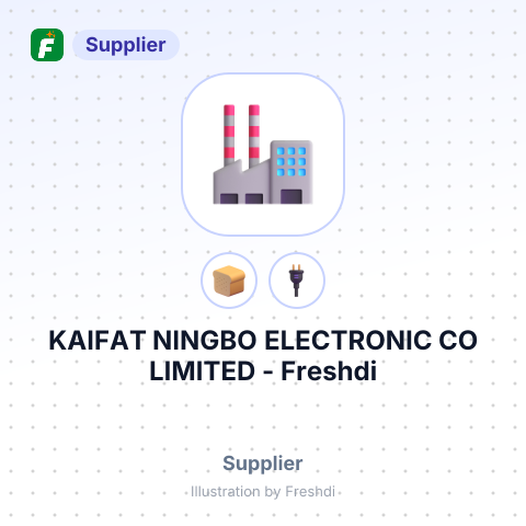 KAIFAT NINGBO ELECTRONIC CO LIMITED – summary card, no photo uploaded yet