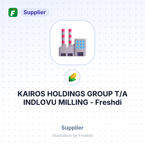 KAIROS HOLDINGS GROUP T/A INDLOVU MILLING – summary card, no photo uploaded yet
