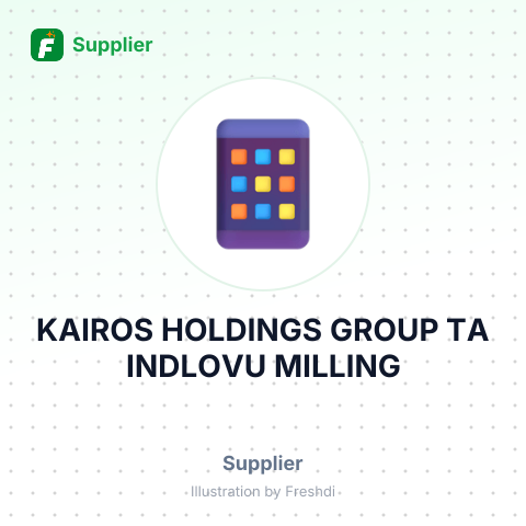 KAIROS HOLDINGS GROUP TA INDLOVU MILLING – summary card, no photo uploaded yet