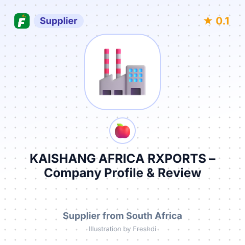 KAISHANG AFRICA RXPORTS – summary card, no photo uploaded yet