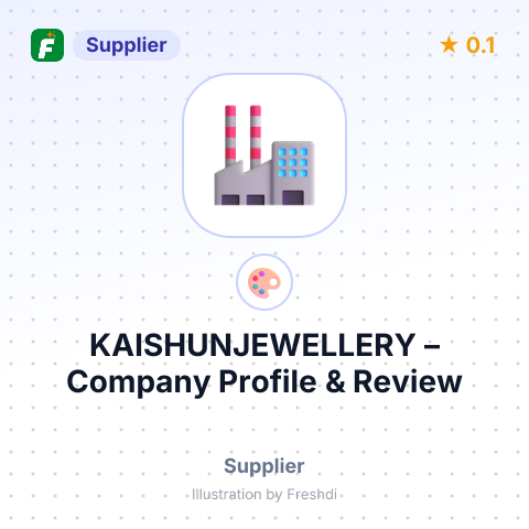 KAISHUNJEWELLERY – summary card, no photo uploaded yet