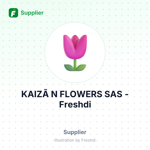 KAIZÃ N FLOWERS SAS – summary card, no photo uploaded yet