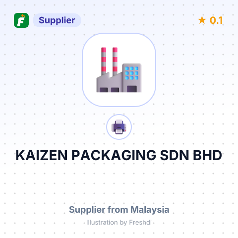 KAIZEN PACKAGING SDN BHD – summary card, no photo uploaded yet