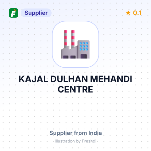 KAJAL DULHAN MEHANDI CENTRE – summary card, no photo uploaded yet
