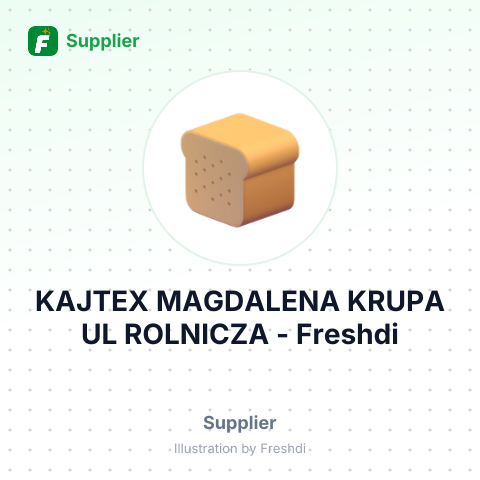 KAJTEX MAGDALENA KRUPA UL ROLNICZA – summary card, no photo uploaded yet