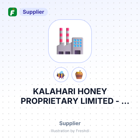 KALAHARI HONEY PROPRIETARY LIMITED – summary card, no photo uploaded yet