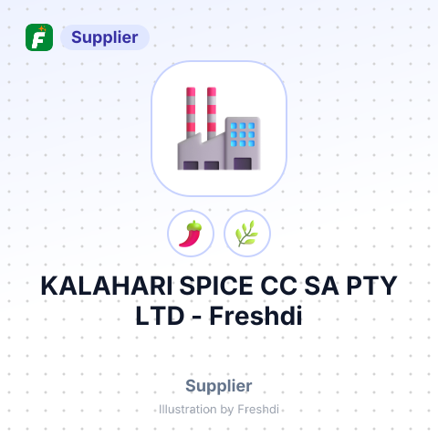 KALAHARI SPICE CC SA PTY LTD – summary card, no photo uploaded yet