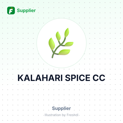 KALAHARI SPICE CC – summary card, no photo uploaded yet