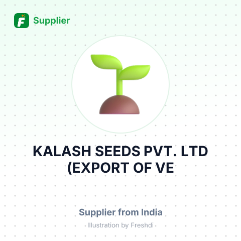 KALASH SEEDS PVT. LTD (EXPORT OF VE – summary card, no photo uploaded yet