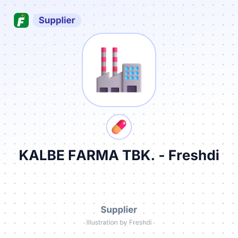 KALBE FARMA TBK. – summary card, no photo uploaded yet